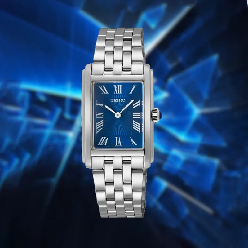 Seiko Essentials Blue Dial Ladies Watch- SWR085